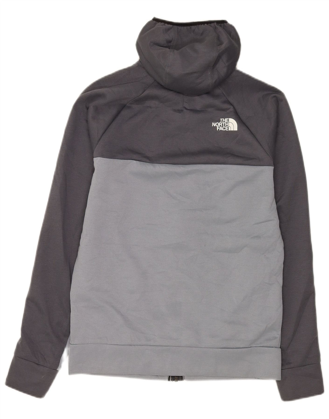 THE NORTH FACE Maglione con cappuccio e zip da uomo piccolo in poliestere color block grigio