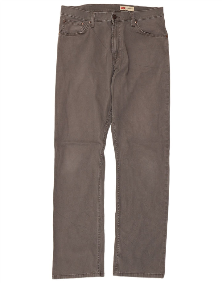 Pantaloni casual dritti da uomo WRANGLER W36 L33 grigi