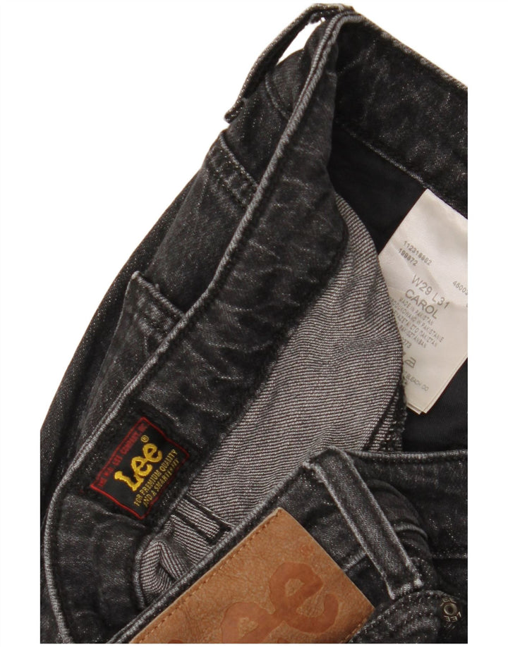 Jeans dritti Carol da donna Lee W29 L26 cotone grigio