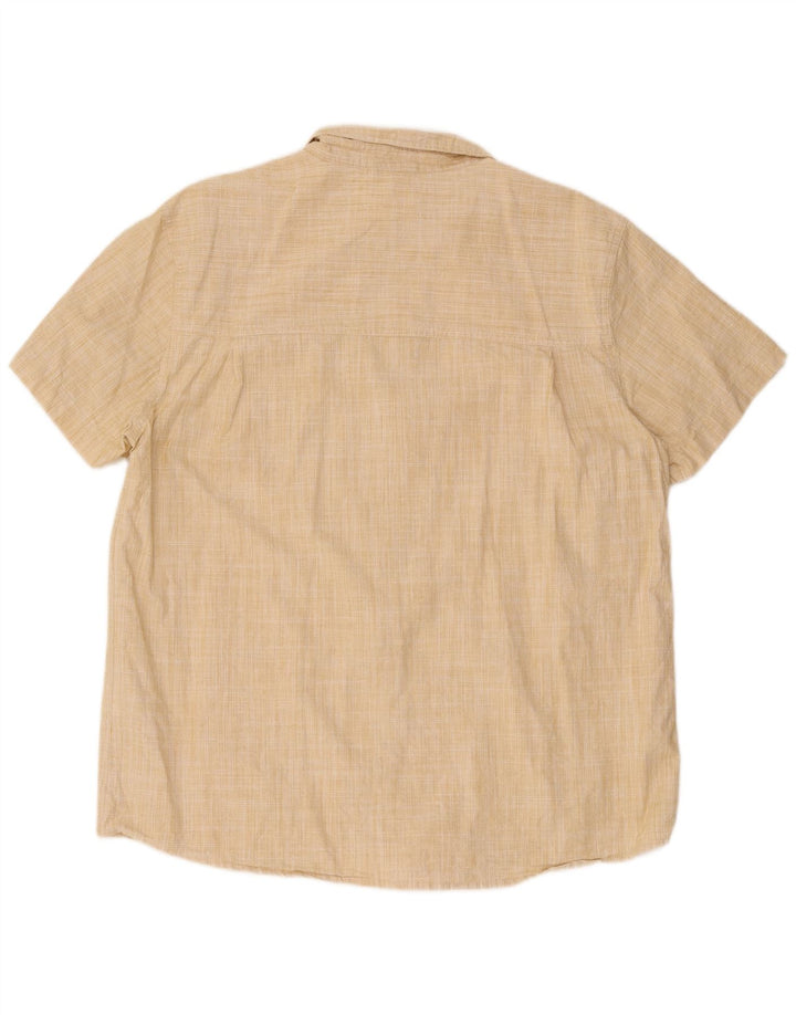 Camicia a maniche corte da uomo Mountain Warehouse 2XL Poliestere beige