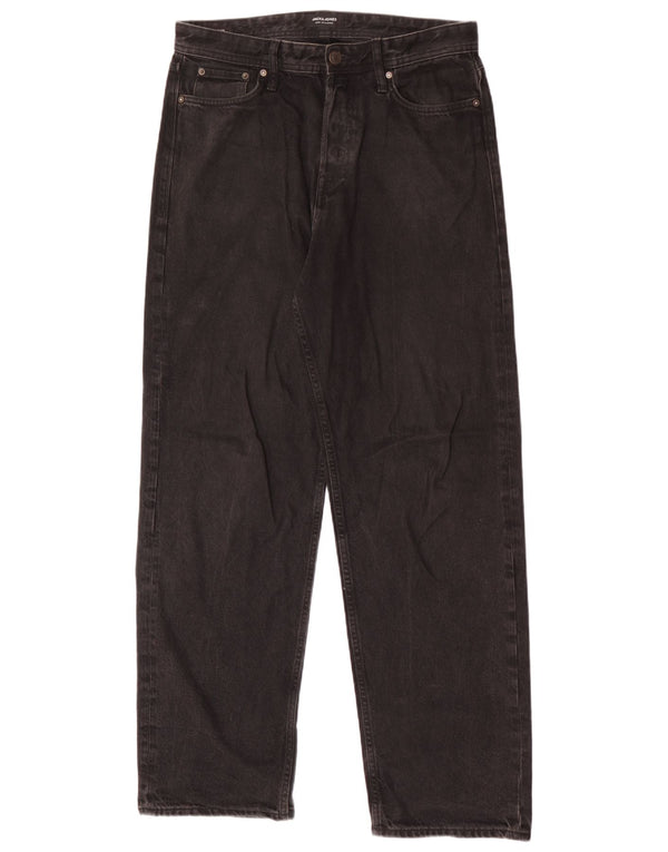 Jeans larghi da uomo Jack & Jones W31 L34 cotone nero