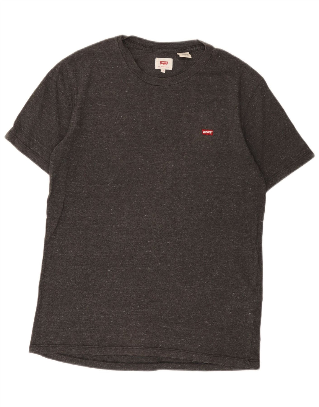 T-shirt da uomo Levi's Top Small in cotone chiazzato grigio