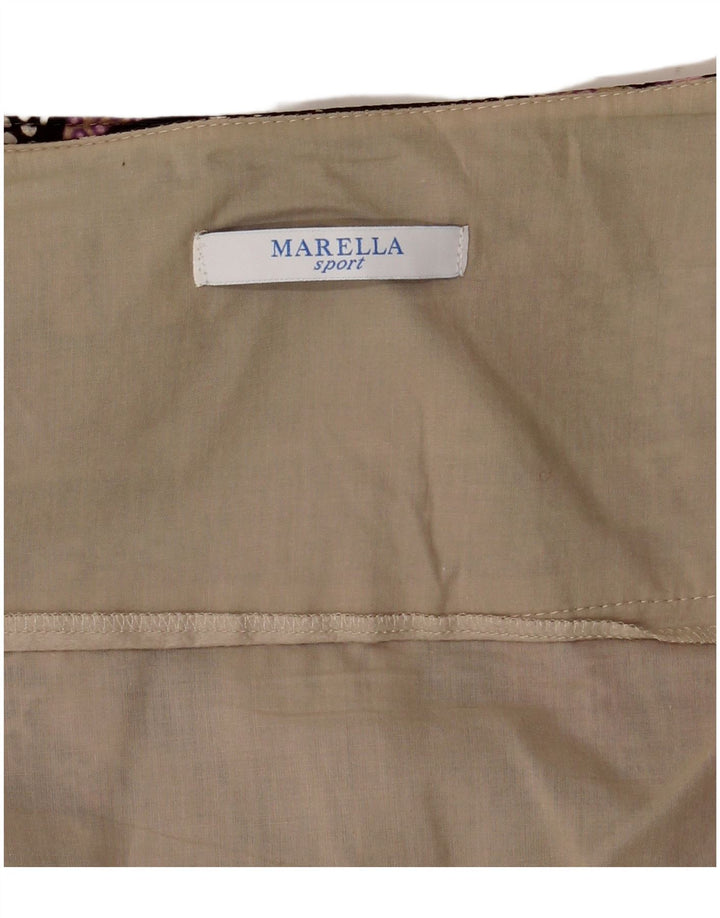 Minigonna da donna Marella W32 grande floreale multicolore