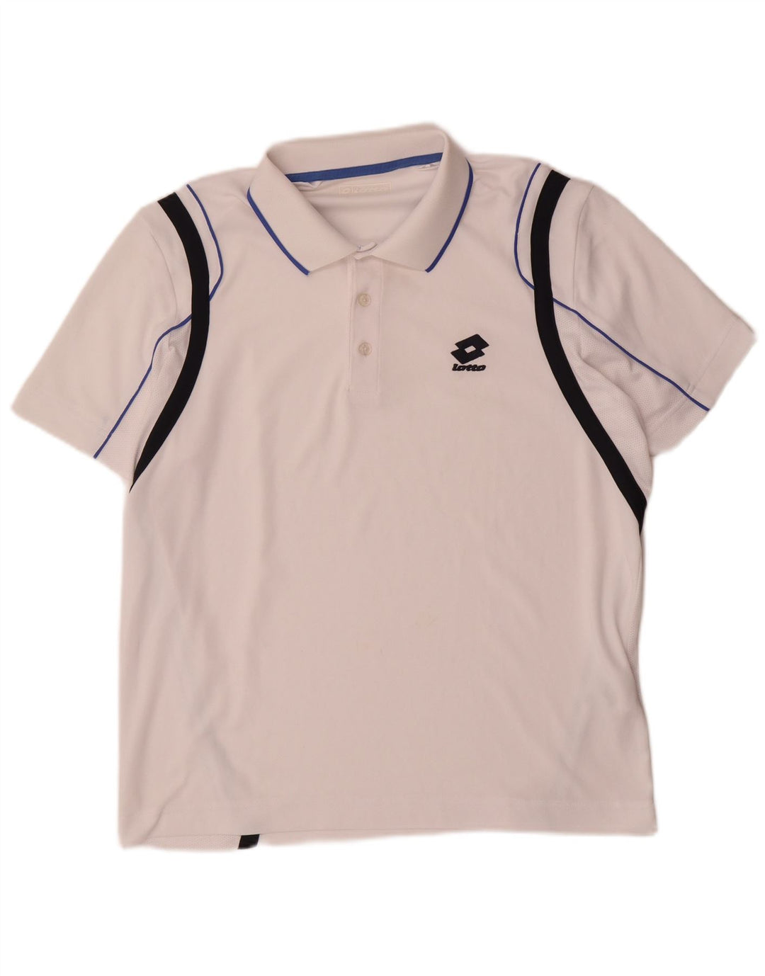 Polo da uomo Lotto color block bianco medio