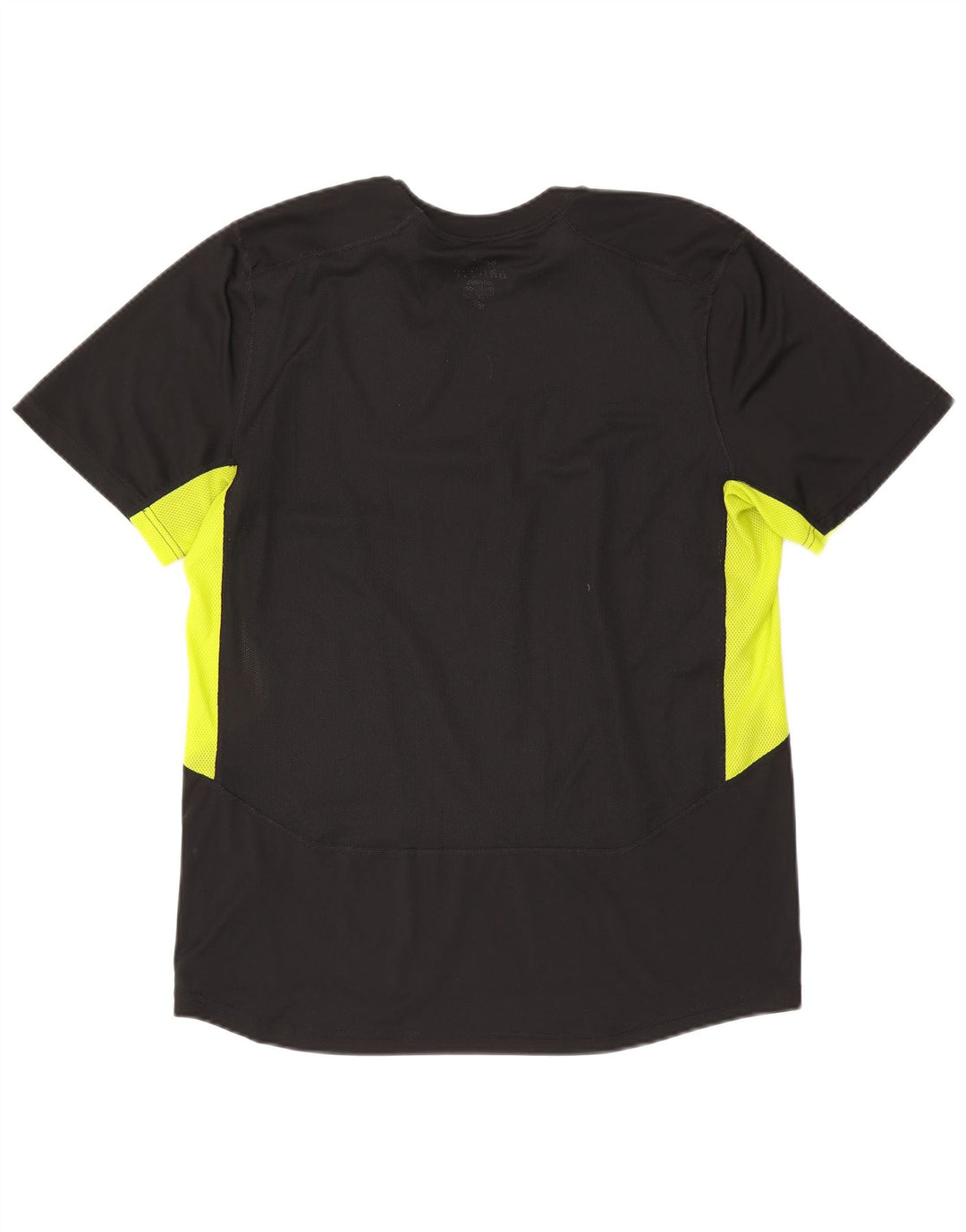 T-shirt Nike Dri Fit da uomo, grande, in poliestere color block nero