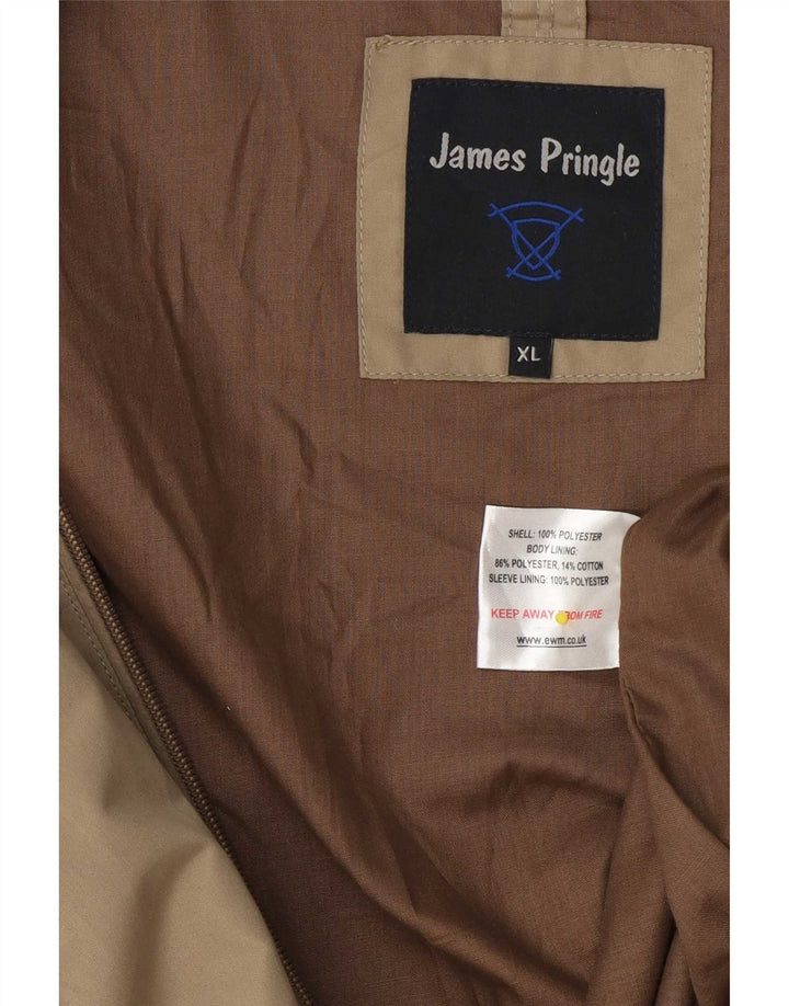 Giubbotto bomber da uomo James Pringle UK 42 XL Poliestere kaki
