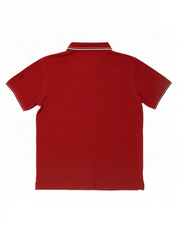 Polo da uomo Lyle & Scott 2XL in cotone rosso