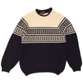 Maglione maglione girocollo da uomo American System grande color block blu navy
