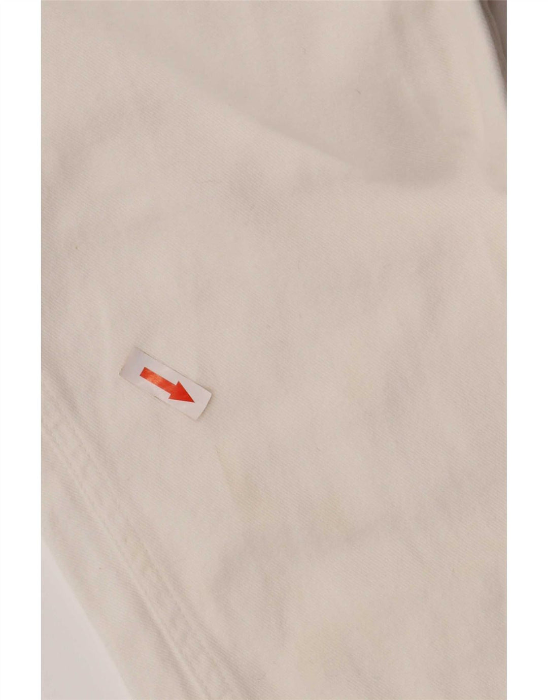 Jeans affusolati da donna vintage IT 46 grandi W30 L32 bianchi