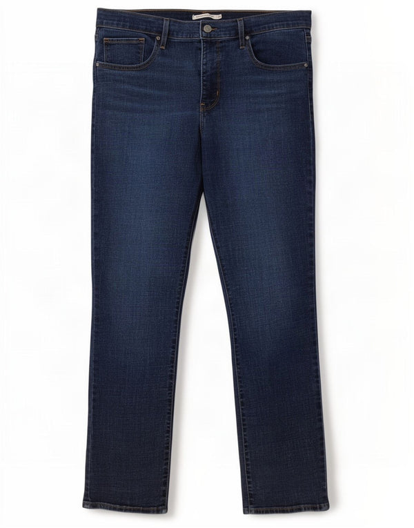 Levi's Womens 314 Shaping Straight Jeans W32 L30 Blue