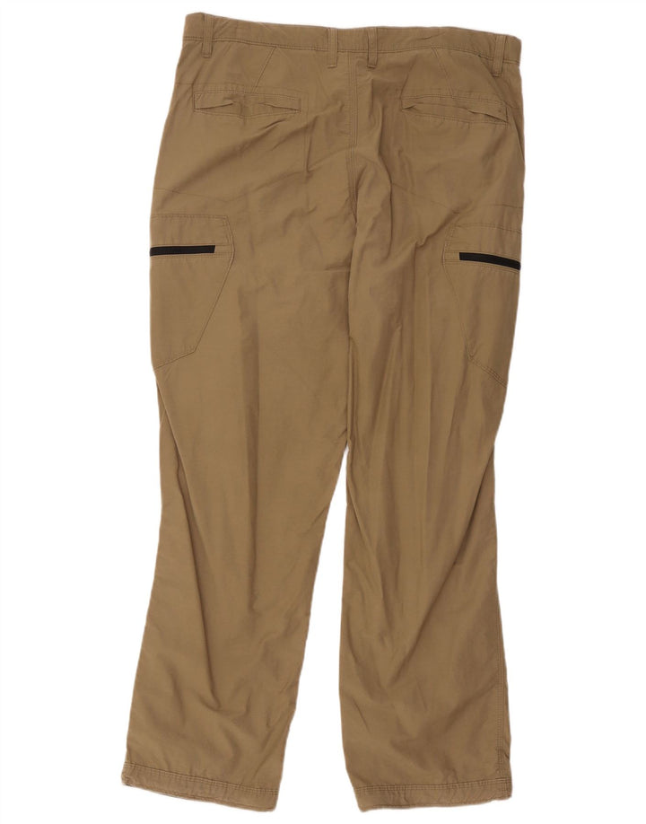 Pantaloni cargo vestibilità regolare da uomo Marks & Spencer W36 L31 cotone beige