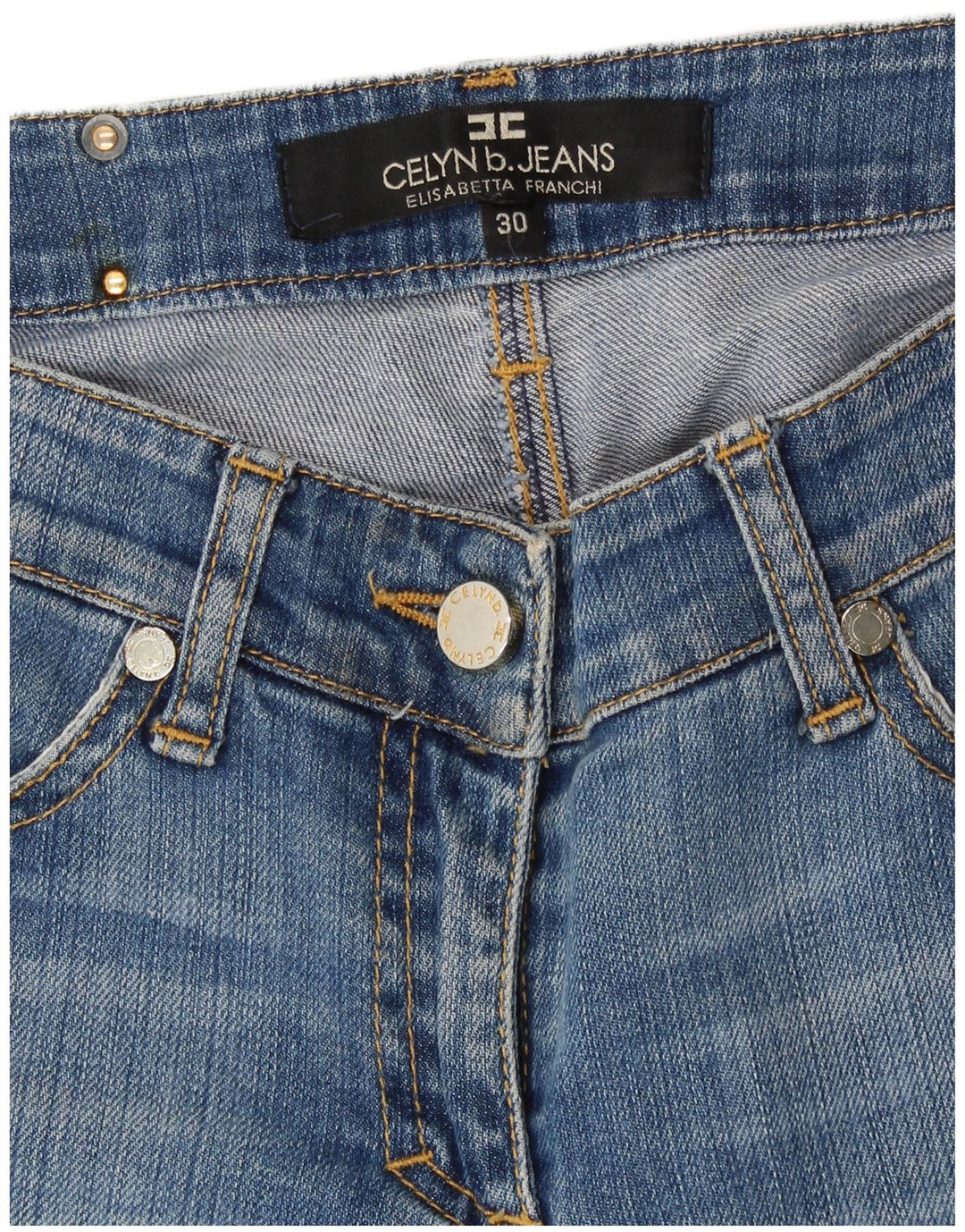 ELISABETTA FRANCHI Jeans da donna Celyn B Slim W30 L32 Blu classico