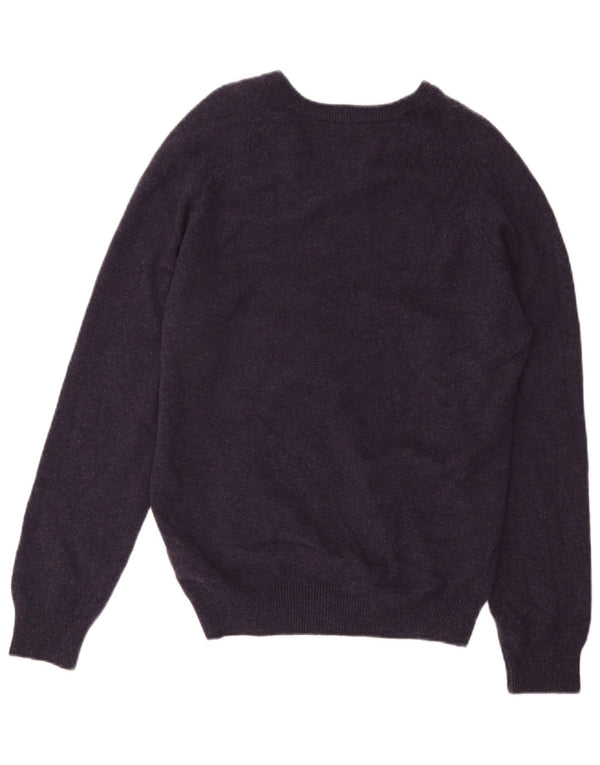 MARKS & SPENCER Maglione da uomo con scollo a V blu Harbour piccolo blu navy