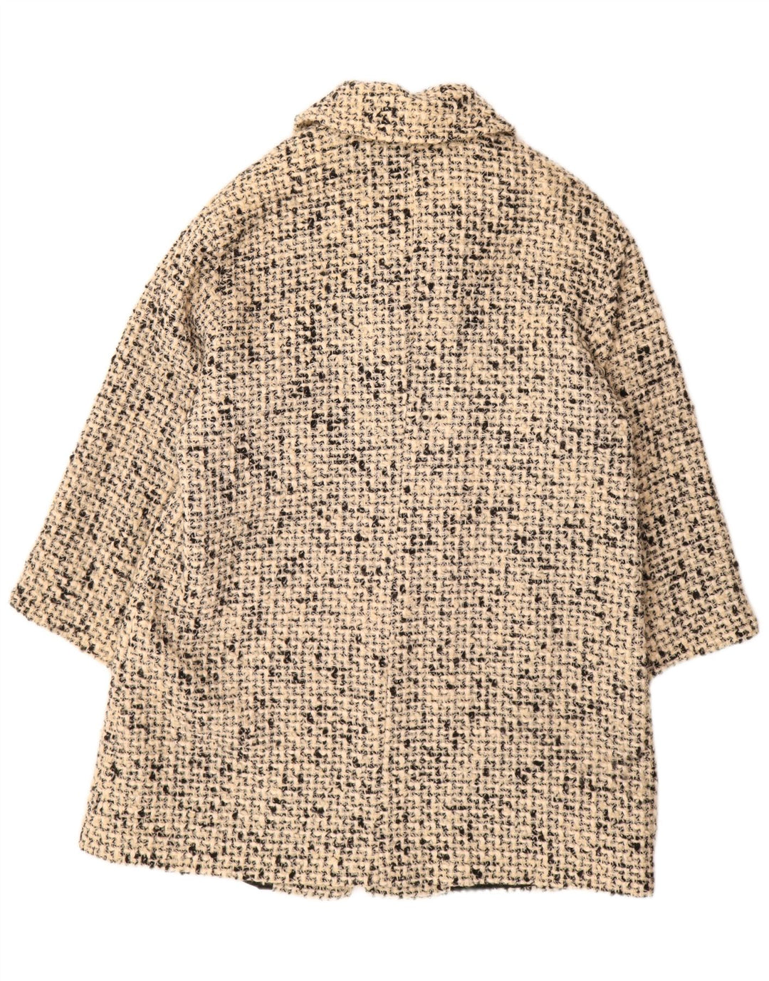 PERTE BY KRIZIA Cappotto oversize da donna taglia 21 Beige medio chiazzato