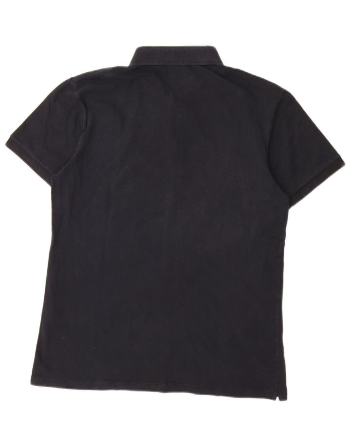 Polo da uomo Fred Perry grande in cotone blu navy