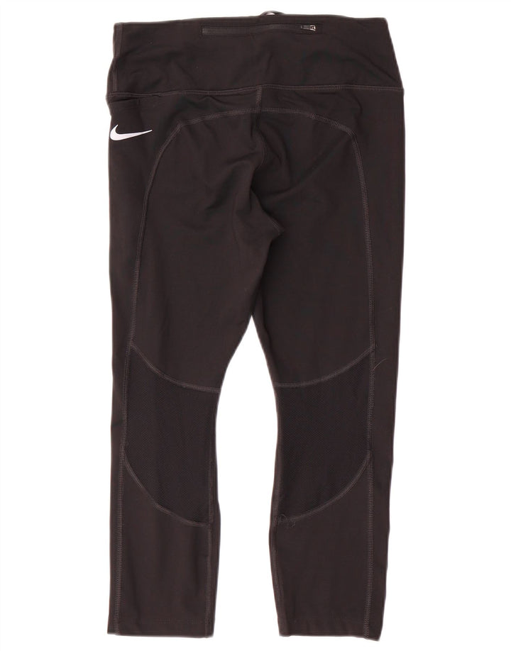 Leggings Nike Dri Fit Capri da donna UK 14 poliestere nero medio