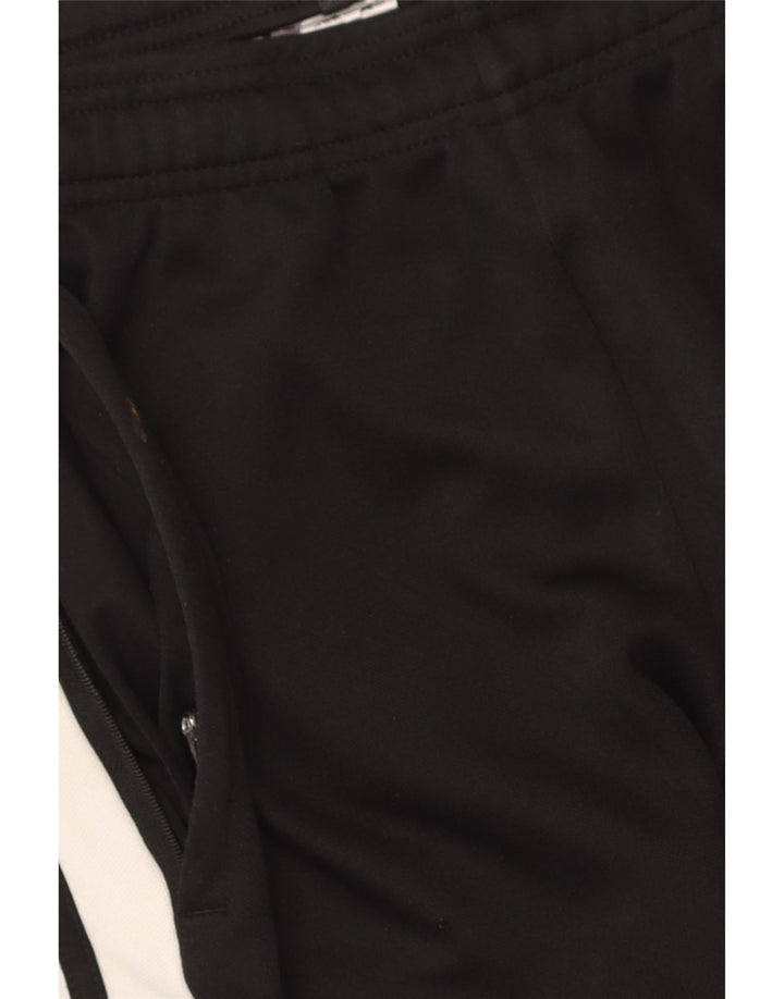 Pantaloni da tuta grafica da uomo Adidas, poliestere nero medio