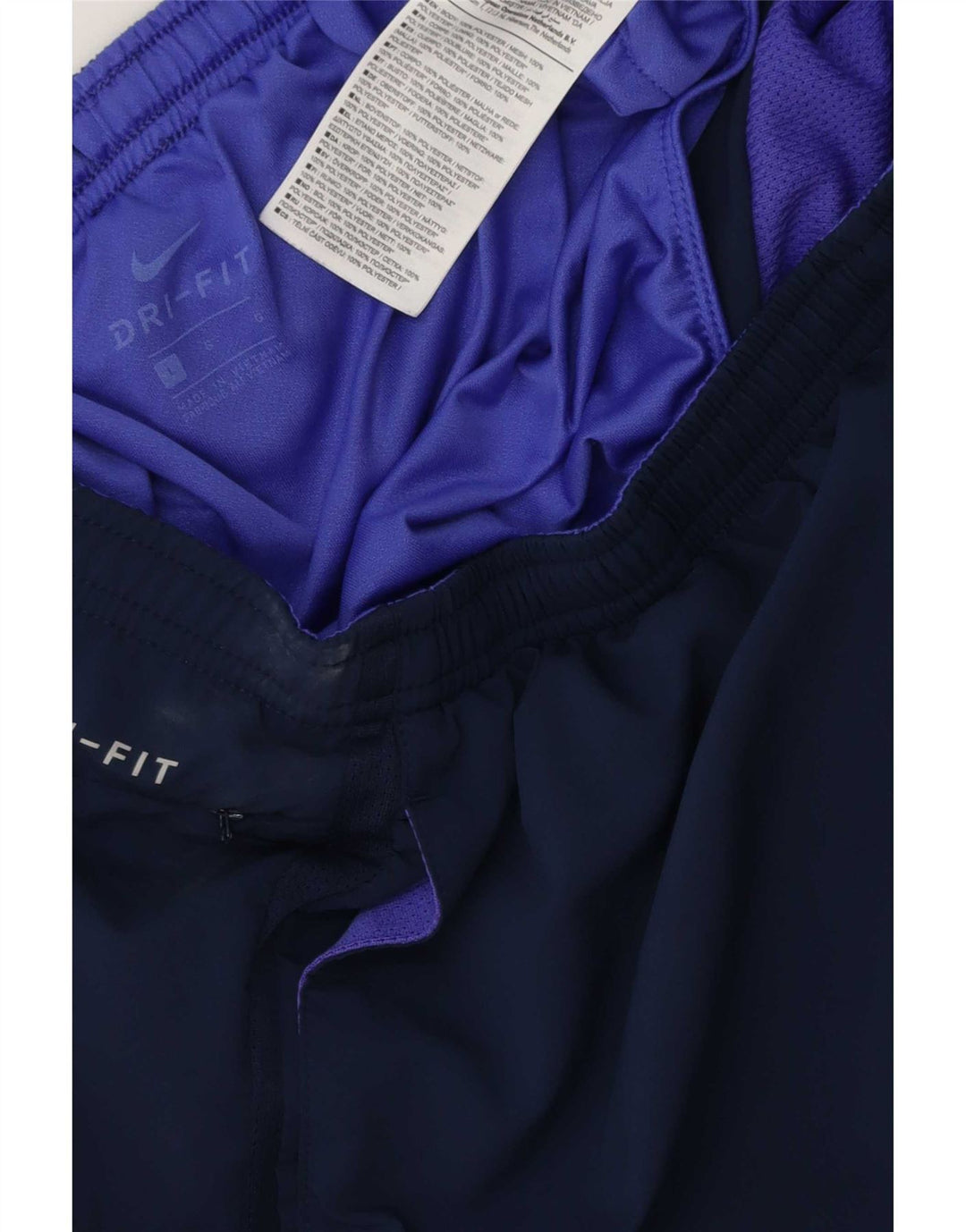 Pantaloncini sportivi Nike Dri Fit da uomo, grandi, in poliestere color block viola