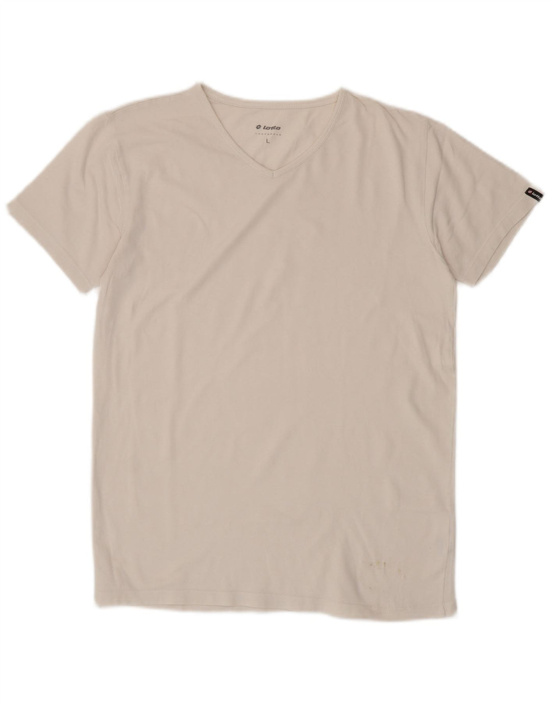 T-shirt da donna LOTTO Top UK 14 grande cotone bianco