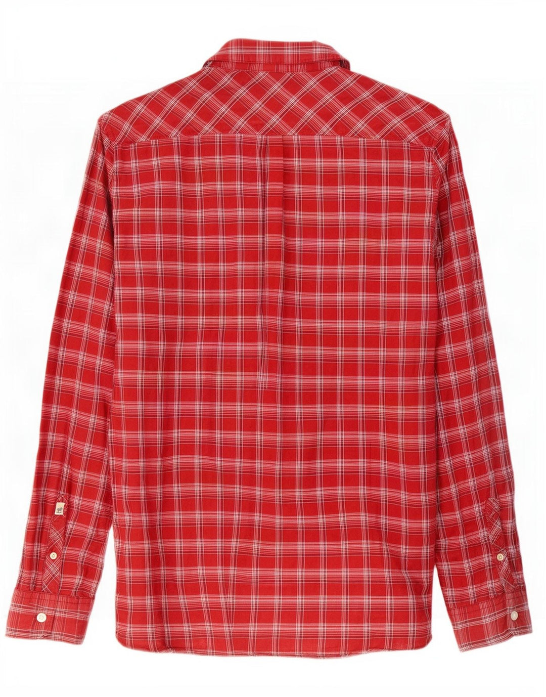Camicia da uomo Scotch & Soda in cotone a quadri rossi medi