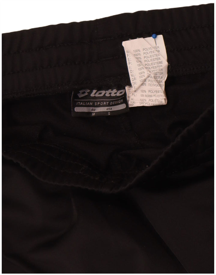 Pantaloni da tuta da uomo Lotto Small neri in poliestere