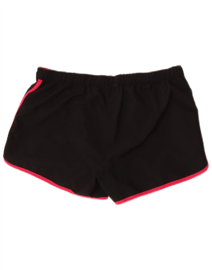 Pantaloncini sportivi Adidas Climalite da donna UK 14 poliestere nero medio
