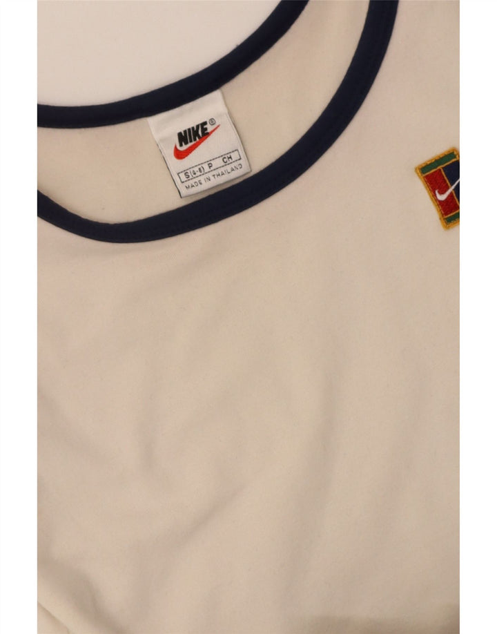 Abito da tennis Nike Donna US 4/6 Small Bianco Colorblock