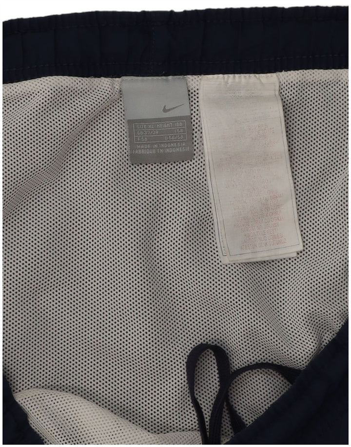 Pantaloncini da bagno da uomo NIKE XL blu navy in poliestere
