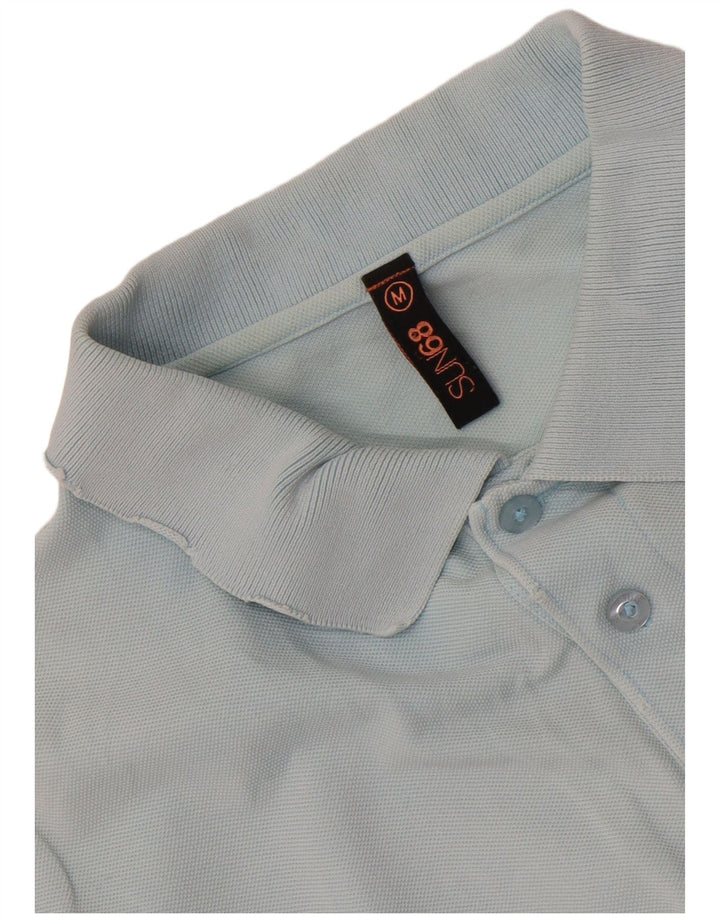 Polo da uomo Sun68 blu medio