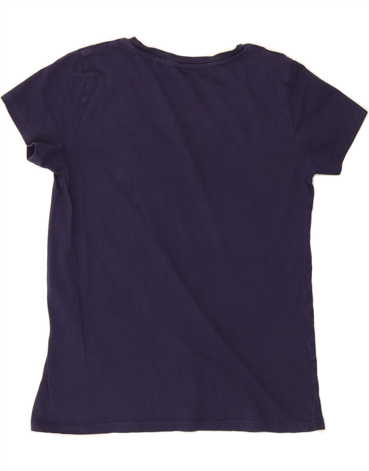 LEVI'S Womens T-Shirt Top UK 10 Small Navy Blue Cotton Vintage Levi's and Second-Hand Levi's from Messina Hembry 