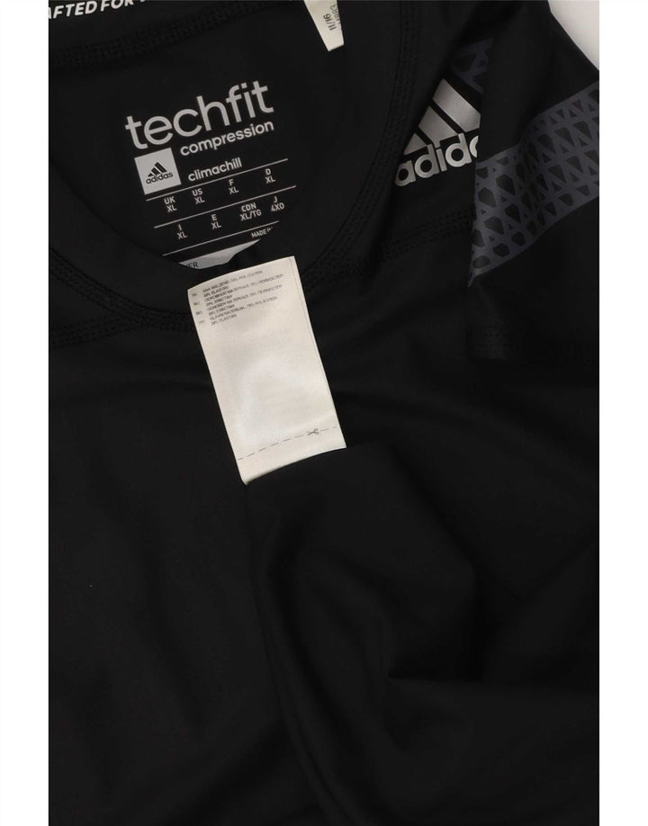 Canotta Adidas Climachill da uomo XL in poliestere nero