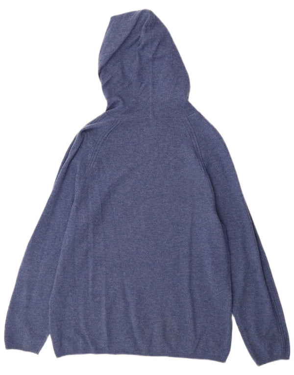 Maglione con cappuccio da uomo Calvin Klein piccolo blu screziato