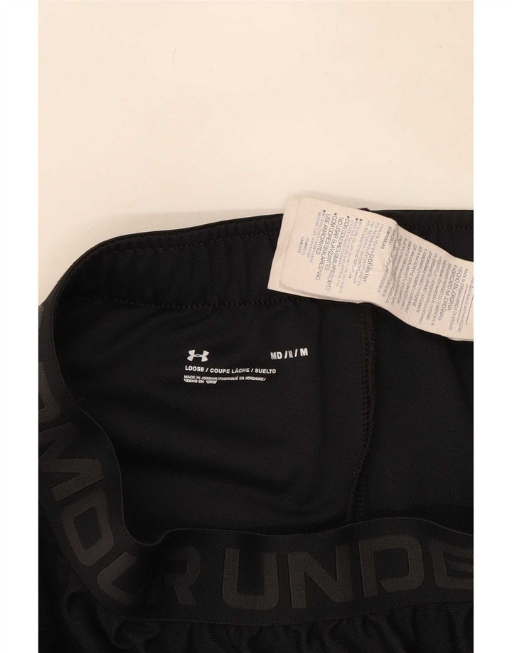 Pantaloncini sportivi grafici da uomo Under Armour poliestere medio nero