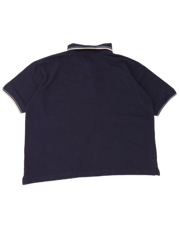Polo Kappa Uomo Small Blu Navy in cotone