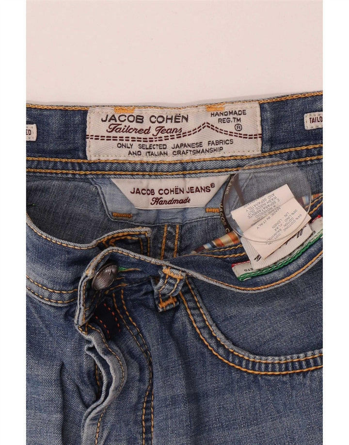 Pantaloncini di jeans regolari da uomo Jack & Jones W32 cotone blu medio