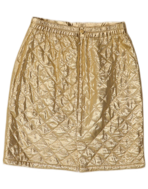 Gonna dritta per bambina Laura Biagiotti 9-10 anni W24 Acetato oro
