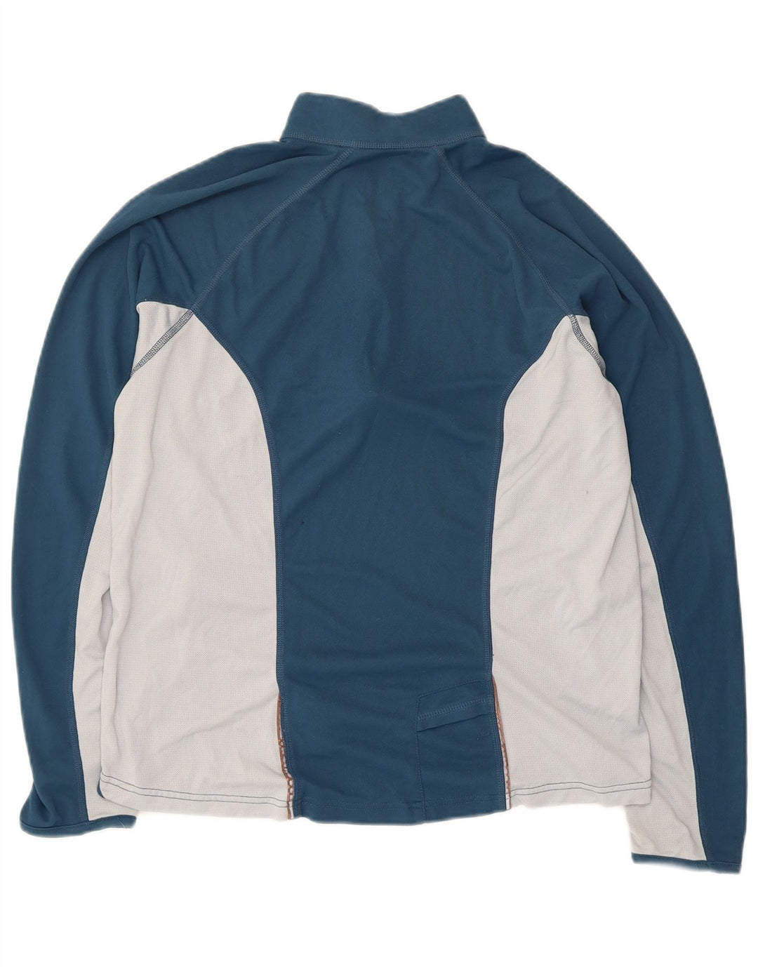 Berghaus Donna Pullover Tuta Top UK 14 Large Blu Colourblock
