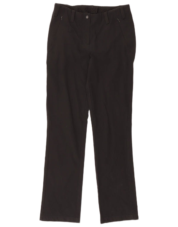 Pantaloni casual dritti da donna Rohan UK 10 Small W32 L30 Poliammide nera