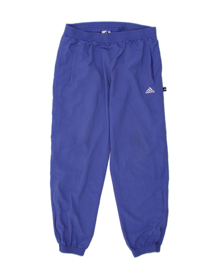 ADIDAS Mens Tracksuit Trousers Joggers Medium  Blue Polyester Vintage Adidas and Second-Hand Adidas from Messina Hembry 