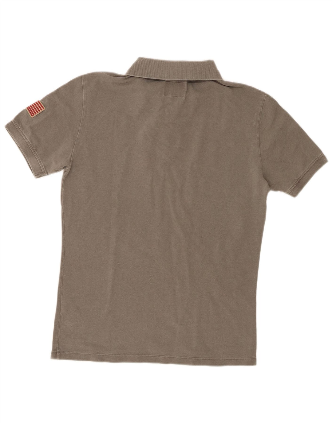 Polo da uomo Woolrich piccola in cotone grigio