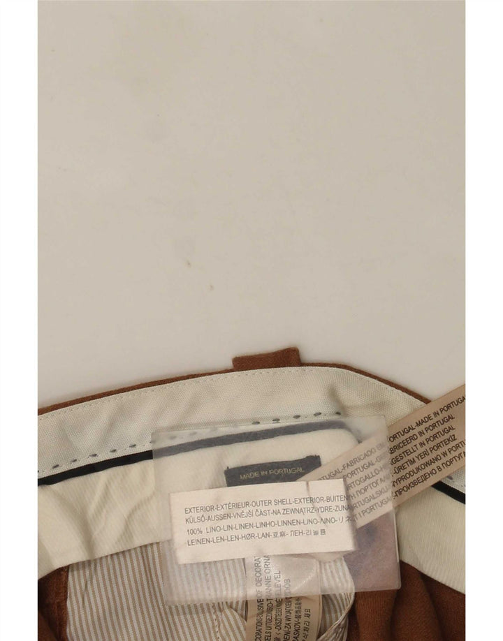 Pantaloni chino regolari da donna Massimo Dutti EU 40 medio W30 L31 Marrone