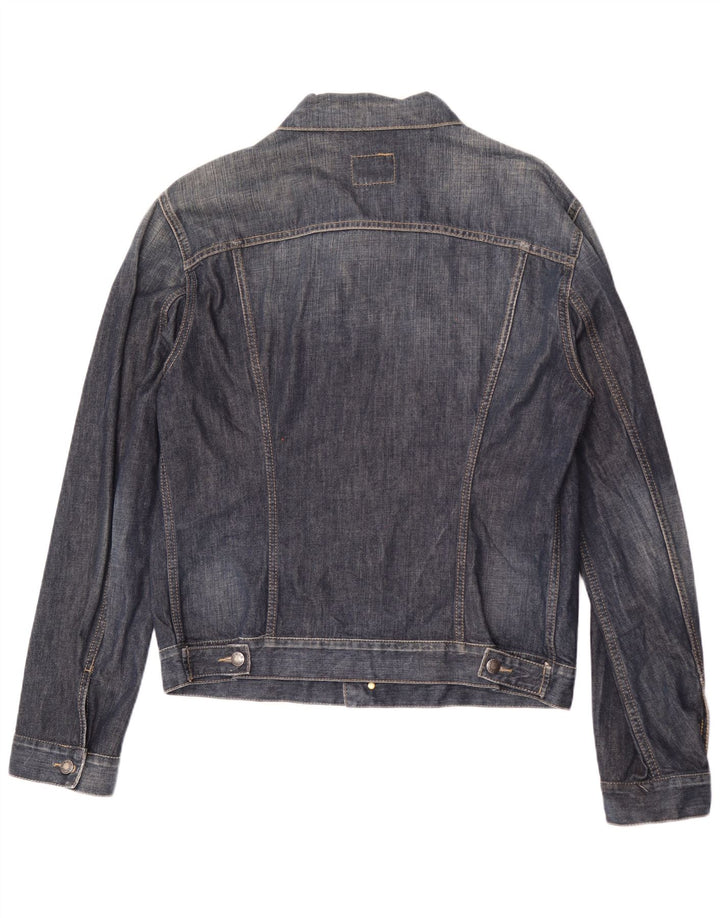 Giacca di jeans da uomo Gas UK 44 2XL Cotone blu navy