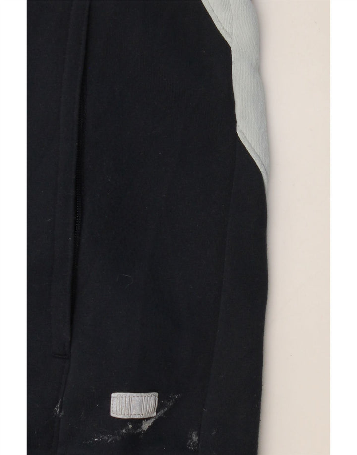 Giacca da tuta da uomo ADIDAS grande in poliestere color block blu navy