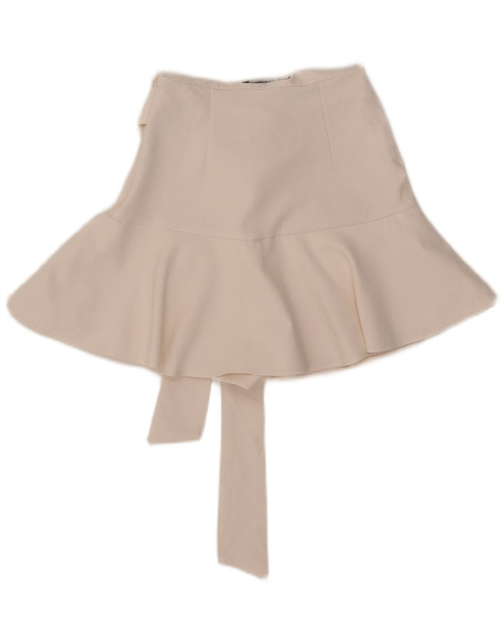 Gonna corta da donna Zara XS W24 poliestere bianco