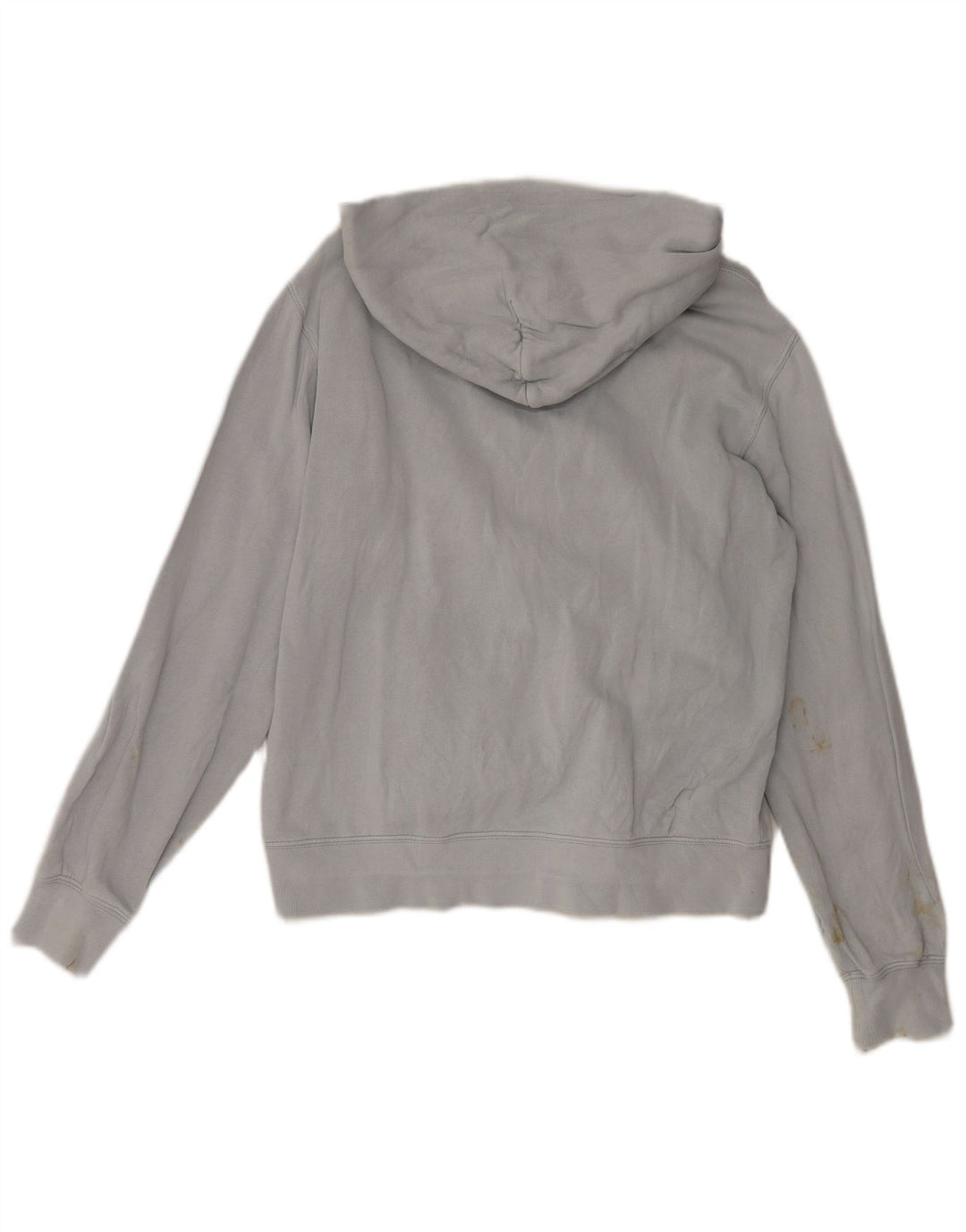 Maglione con cappuccio e zip da donna Asics UK 16 grande cotone grigio