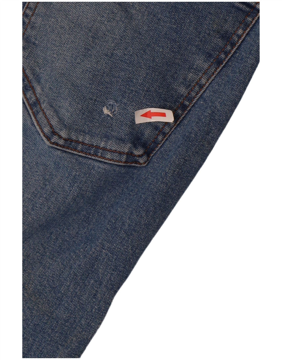 Jeans slim da uomo Zara EU 42 Large W32 L32 cotone blu