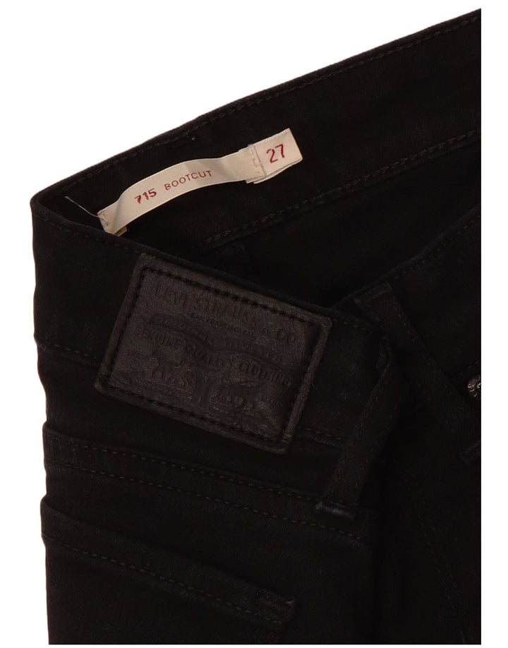 Jeans Levi's 715 Bootcut da donna W27 L28 neri