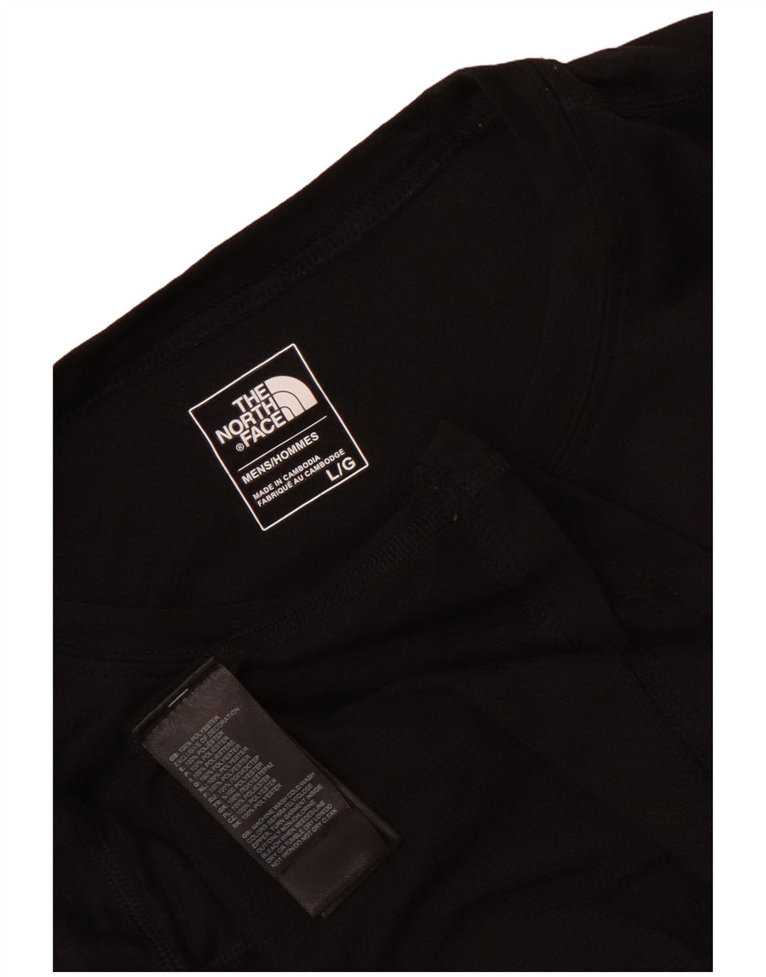 T-shirt da uomo The North Face Top grande in poliestere nero