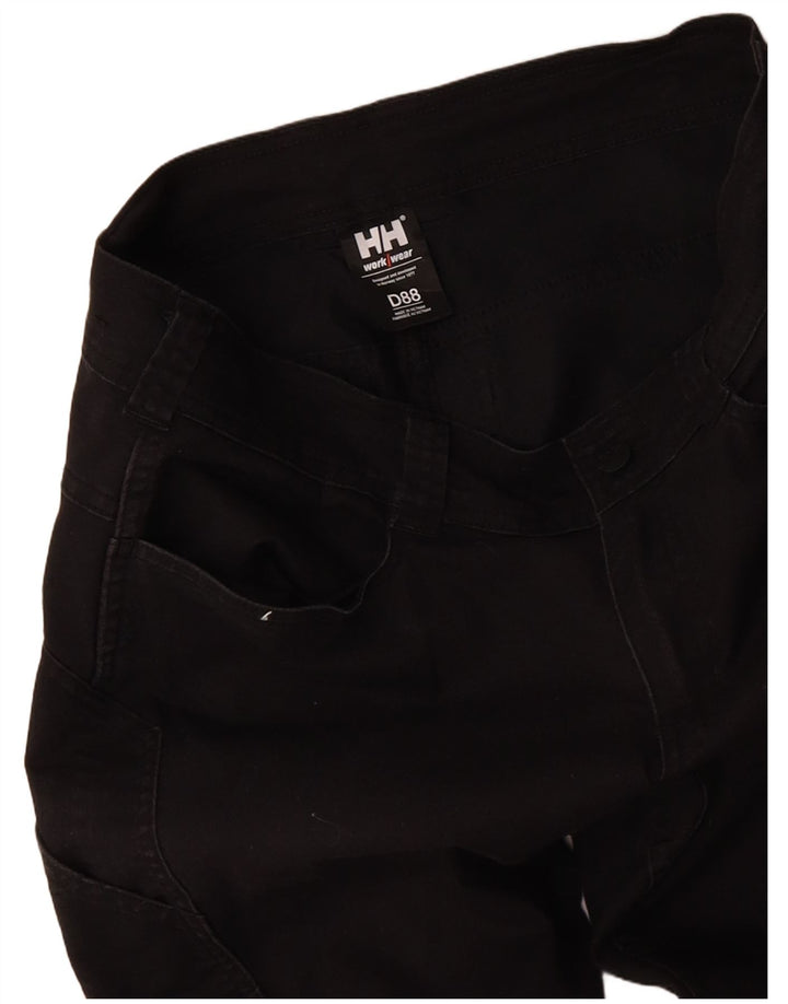 Pantaloni cargo dritti da uomo Helly Hansen W32 L28 cotone nero