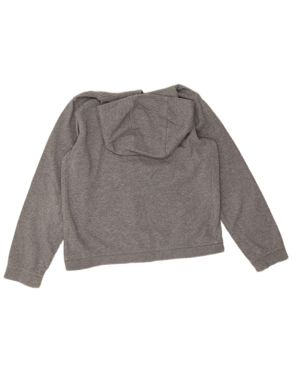 Felpa con cappuccio Nike per ragazze 13-14 anni XL in cotone chiazzato grigio